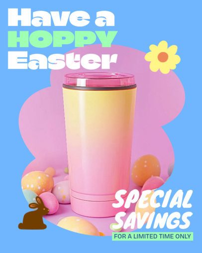 Instagram Post Template to Promote a Limited Offer for Easter Season 7236c