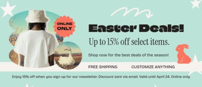 Holiday-Themed Banner Design Generator With a Special Easter Discount Offer