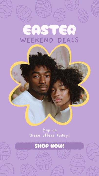 Instagram Story Creator Featuring Easter Weekend Deal Offers 7235b