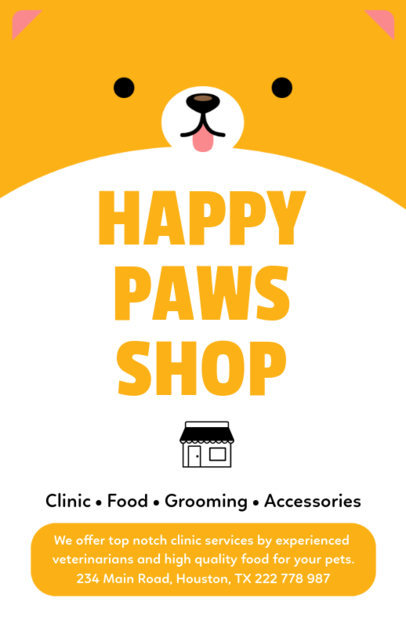Flyer Maker for Pet Shops