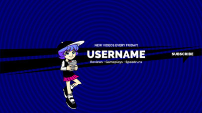 Gaming YouTube Channel Banner Template 