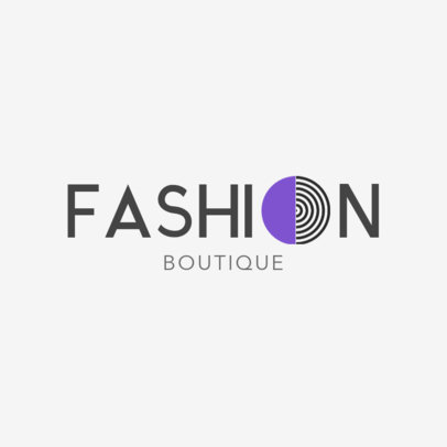 Online Logo Maker for Clothing Brands with Geometric Fonts