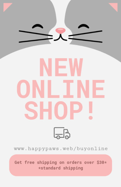 Online Flyer Maker for Online Pet Shops 