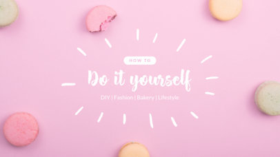 YouTube Channel Art Template for DIY Channels