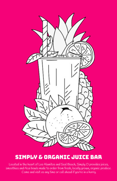 Juice Bar Online Flyer Maker