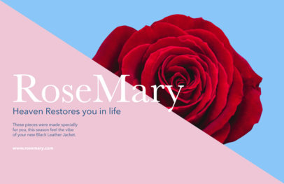 Horizontal Flyer Maker for Florists