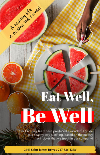 Online Flyer Maker for Catering Services