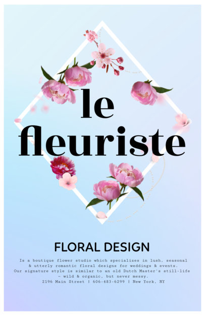 Business Flyer Maker to Design Flyers for Florists