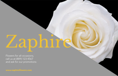 Horizontal Flyer Maker for Flower Boutiques 425c