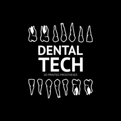 Logo Maker for Dental Clinics with Teeth Graphics