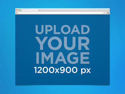 Firefox Browser Mockup in a MacOS Desktop