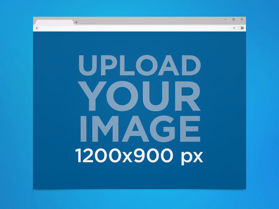 Firefox Browser Mockup in a Windows Desktop