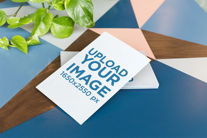 Mockup of Flyers on Top of Each Other