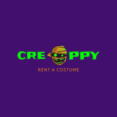 Halloween Mummy Logo Maker