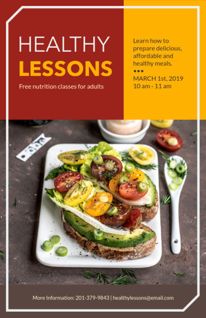 Nutrition Education Flyer Design Maker 