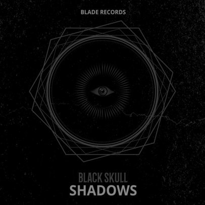 Heavy Metal Album Cover Template