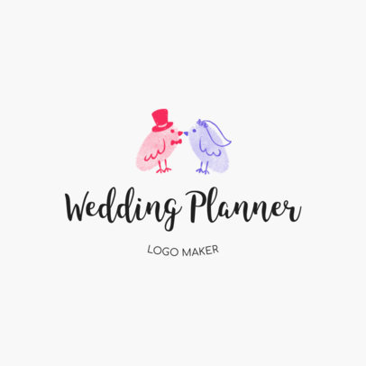Logo Design Template for Wedding Planner Business