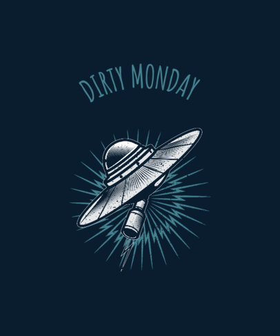 Rock On T-Shirt Template