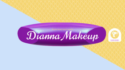 YouTube Beauty Tutorial Channel Banner Maker 451a