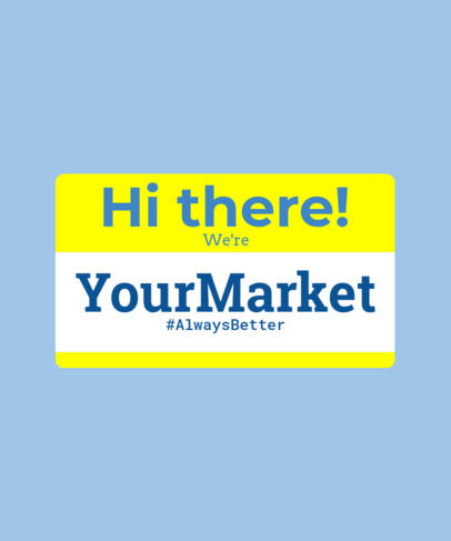 Hi There Name Tag Tee Design Maker 