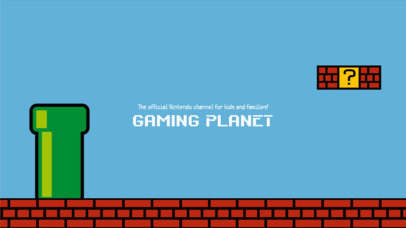 Gaming Planet Channel Banner Design Maker 456c