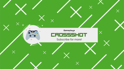 Youtube Banner Design Maker for Cool Gaming Channel 456e