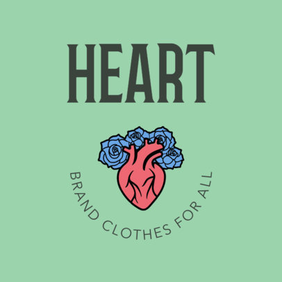 Logo Design Maker with Illustrated Icons for Clothing Brands