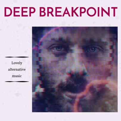 Album Cover Design Template for Deep Alternative CD 