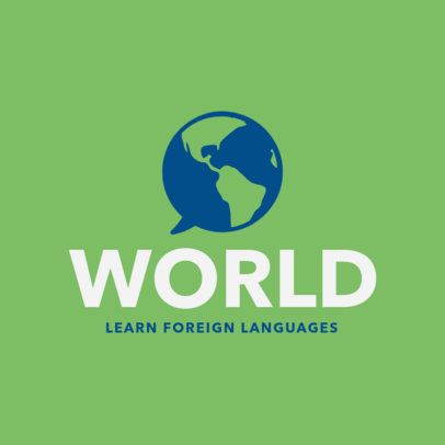 Logo Design Maker for Foreign Language Center 