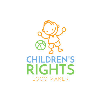 Logo Template for Children's Humanitarian Organization