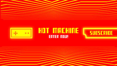 Arcade Gamer Channel Banner Maker 463d