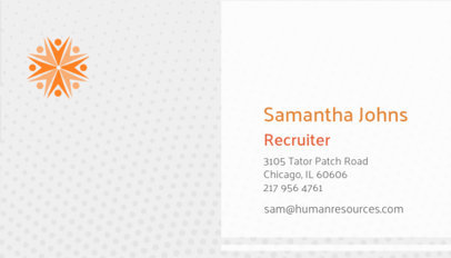 Business Card Template for HR Business