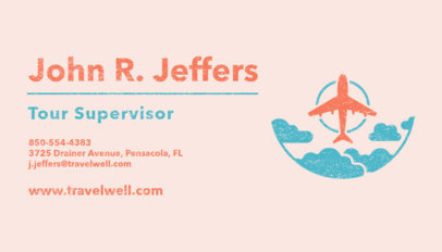 Travel Agency Business Card Maker