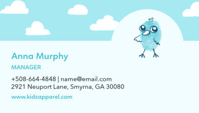 Business Card Maker for Clothing Brand