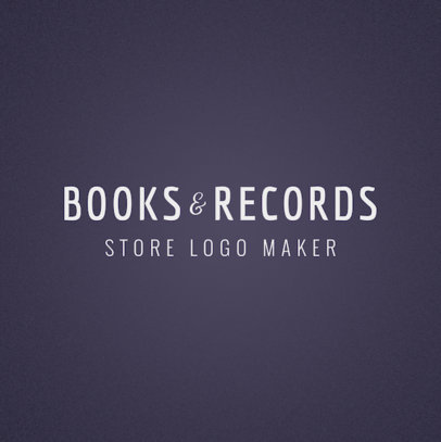 Bookstore Logo Maker
