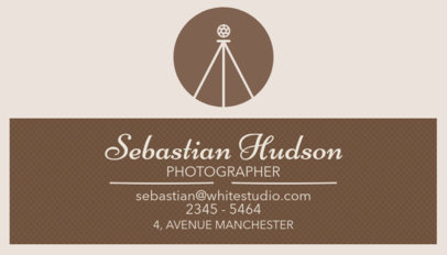 Business Card Template for Professional Photographers