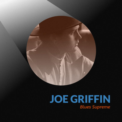 Album Cover Template for Blues Music