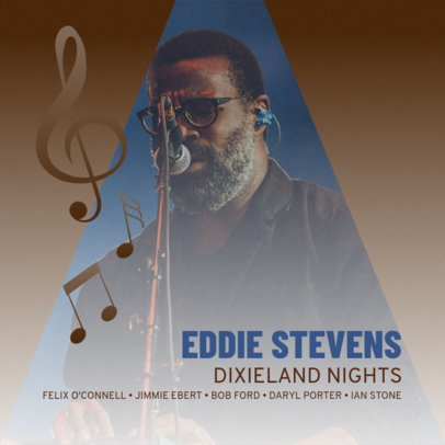 Album Cover Design Maker for Live Jazz CD