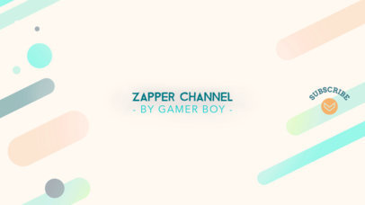 Colorful Gaming Channel Banner Template 457d
