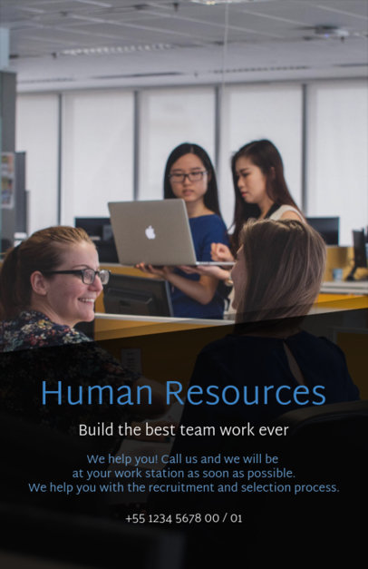 HR Job Posting Flyer Design Template 516b
