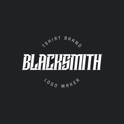 Dark T-Shirt Brand Logo Maker 1339c