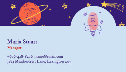 Cute Clothing Brand Business Card Template