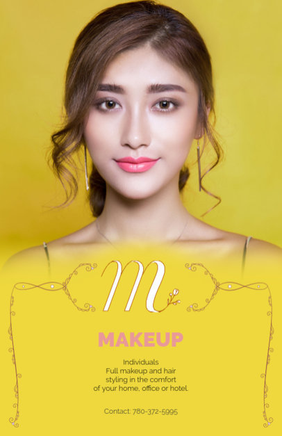 Makeup Business Flyer Design Maker 