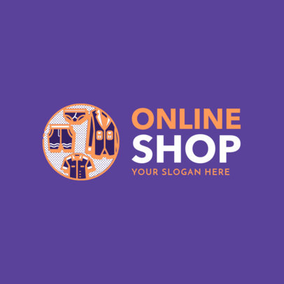 Online Clothing Brand Logo Template 