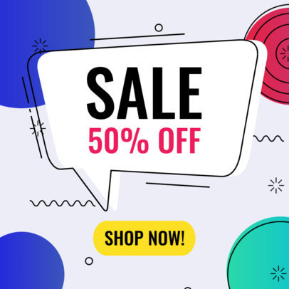 Sales Ad Banner Template