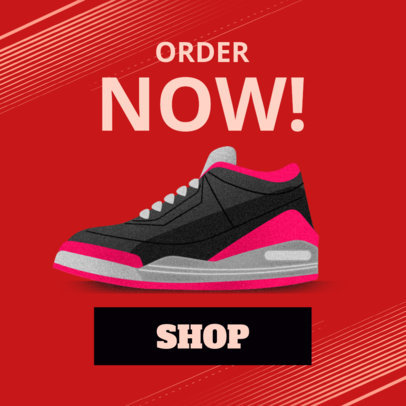 Tennis Shoes Online Ad Banner Maker