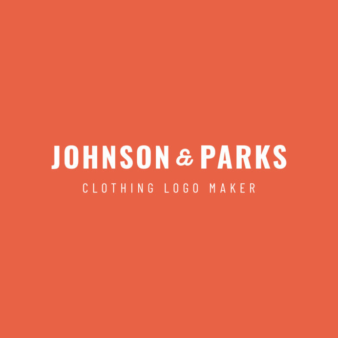 Text Only Logo Maker for Clothes Brand