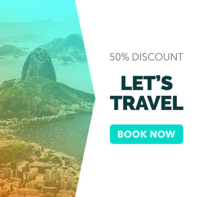Online Banner Ad Maker for Travel Agency