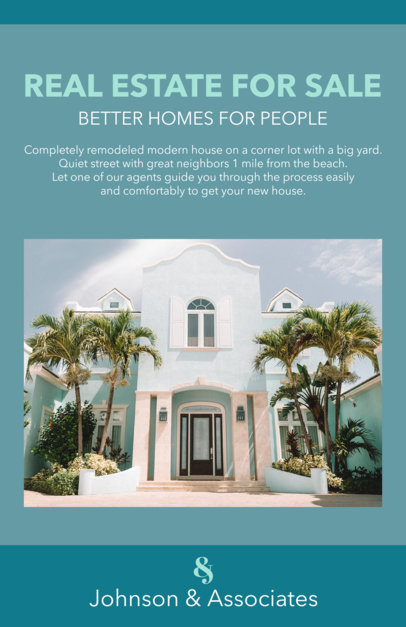 Online Flyer Maker for Real Estate Offer