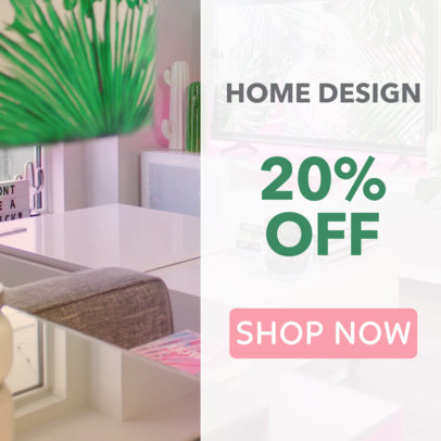 Home Design Store Banner Ad Maker